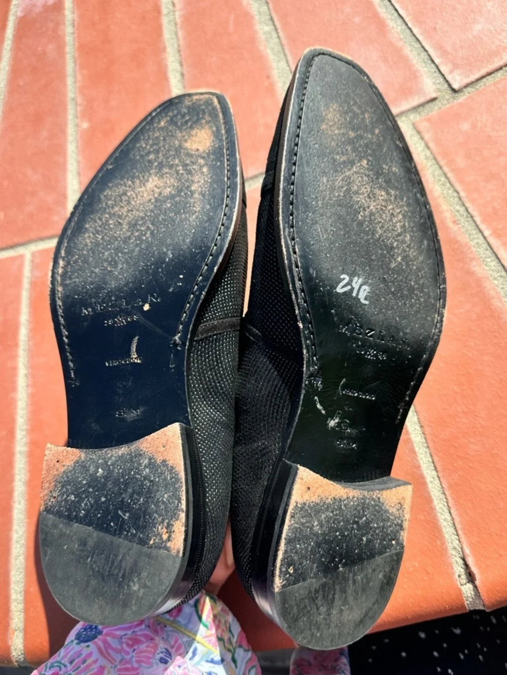 Mezlan Men’s Black Sparkle Loafers shoes sz  8 1/2